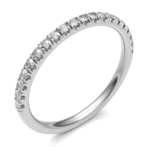 Eternity ring - 4 claws each diamond - 2mm