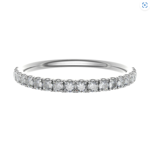 Eternity ring - 4 claws each diamond - 2mm