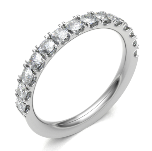 Eternity ring - 4 claws on each diamond - 2.2mm