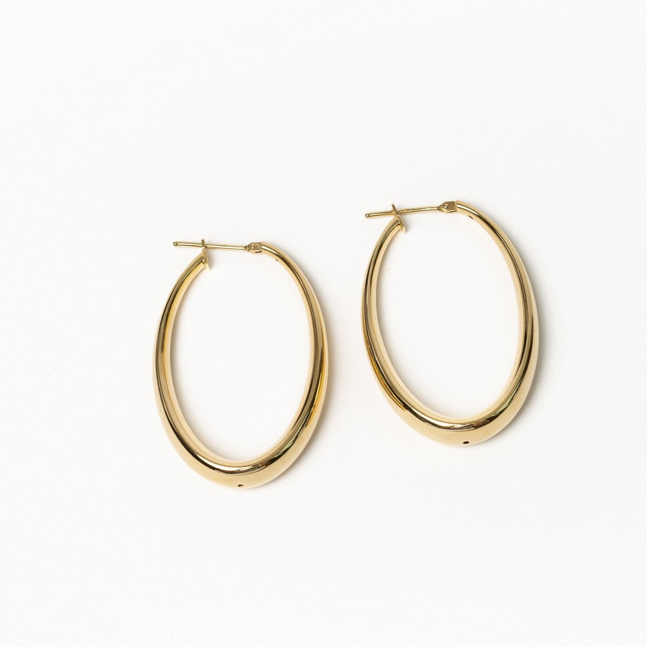 Golden oval hoops - by request - depending on stock