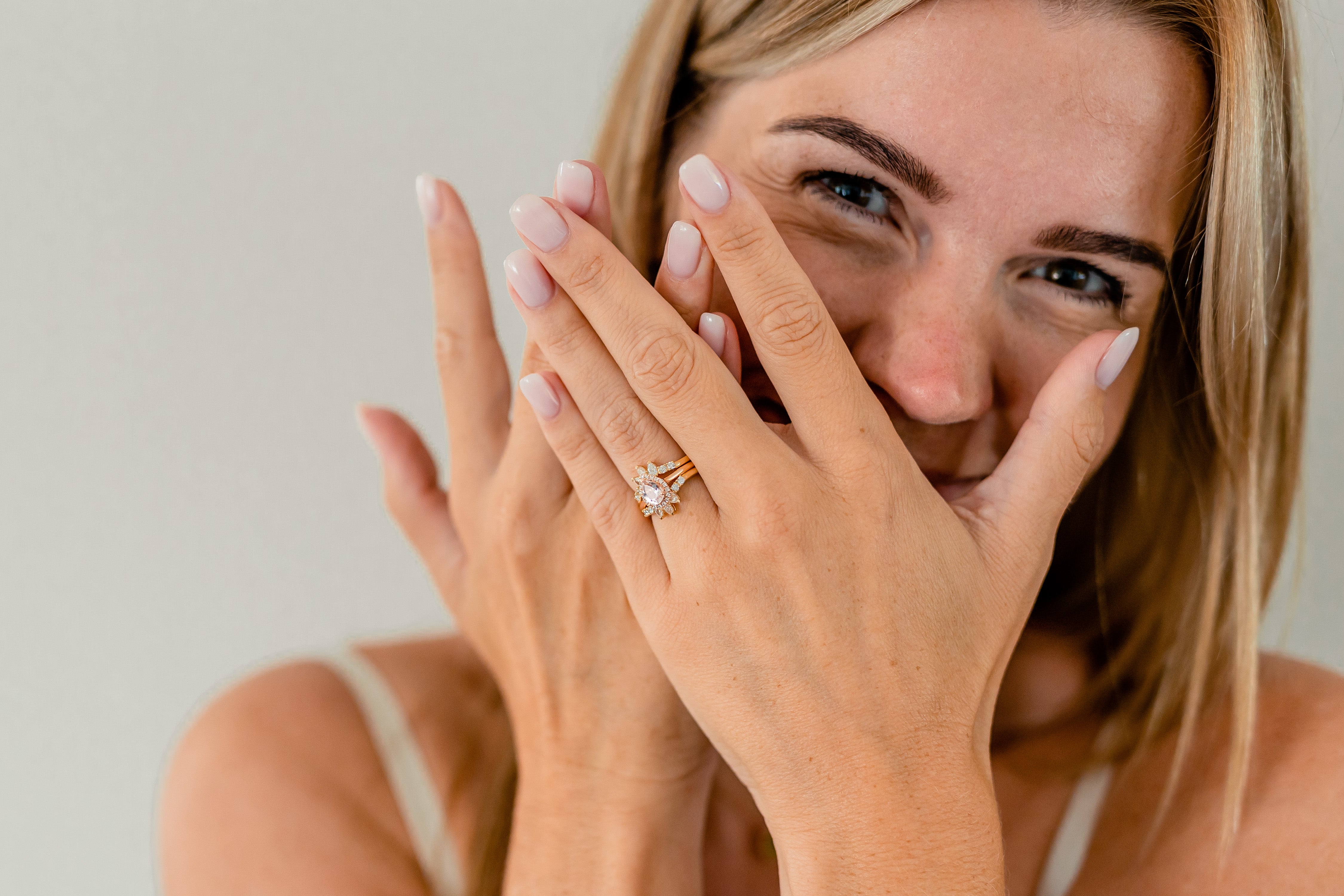 Marquise crown ring